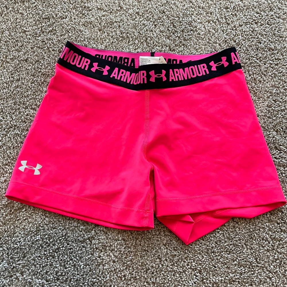 Underarmour hot pink spanx